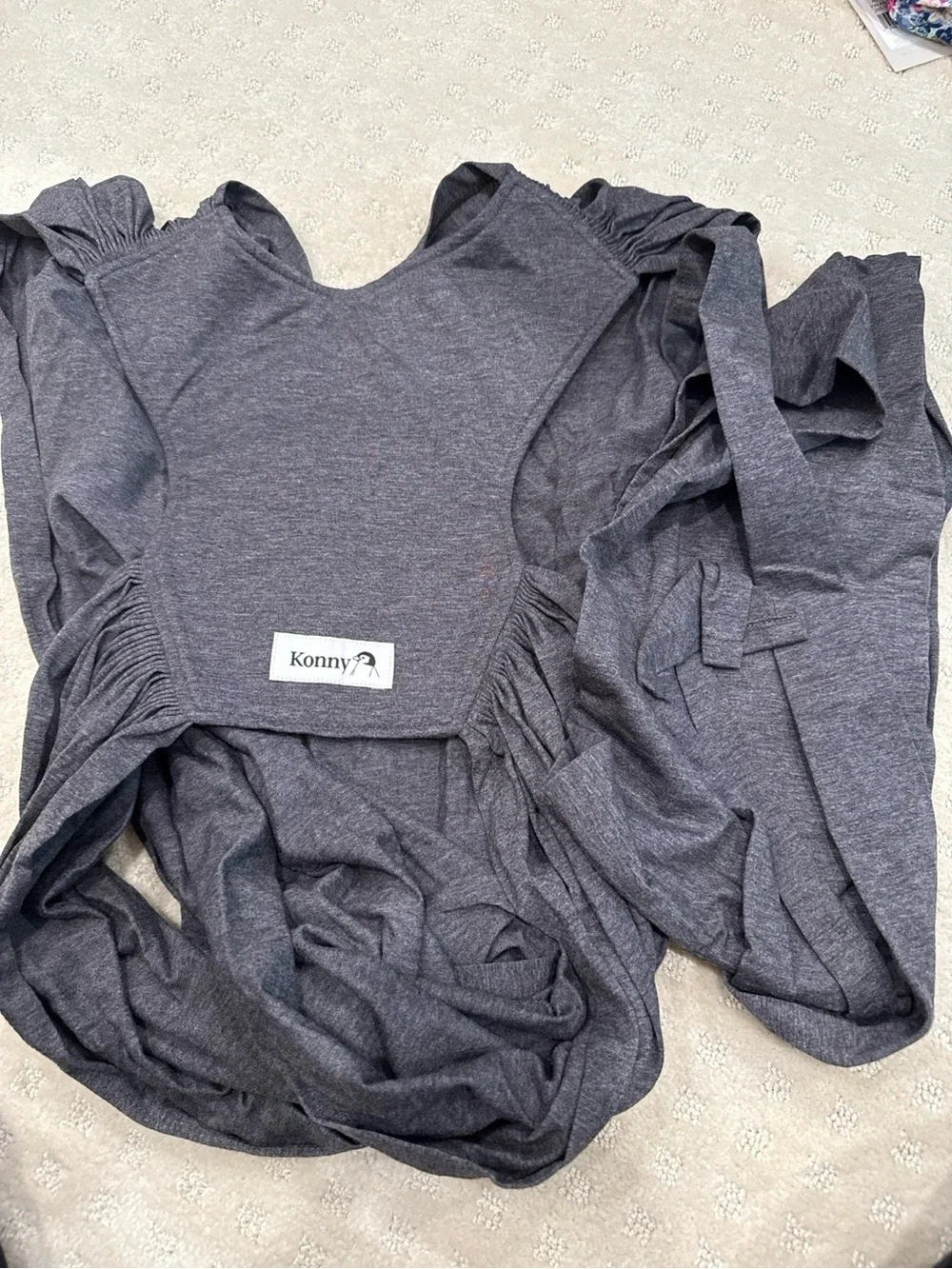 Konny Wrap Carrier XL Heather Gray - Picture 2 of 3